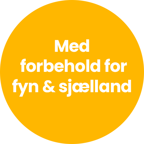 Med forbehold for fyn & sjælland